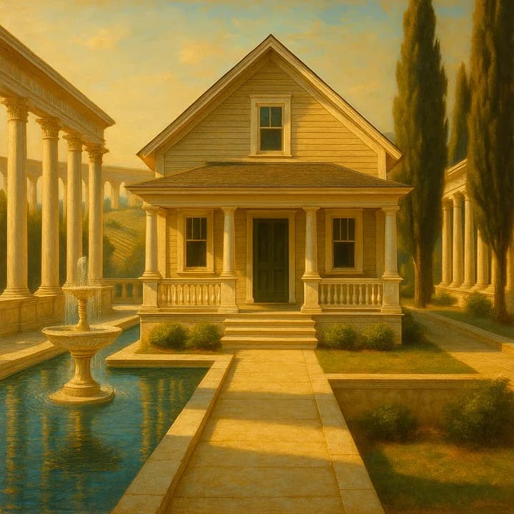 Your home in the The Roman Villa style